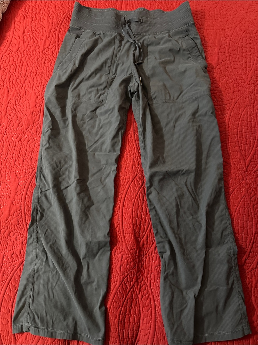 Lululemon Charcoal Gray dance studio Pants size 8